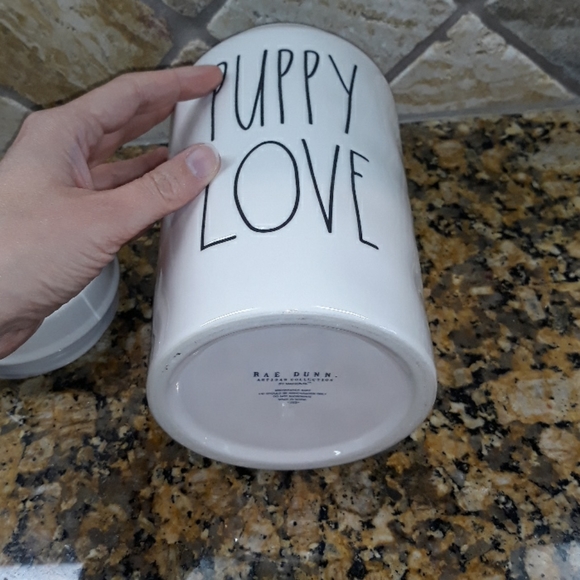 Rae Dunn PUPPY LOVE Canister - Picture 3 of 3